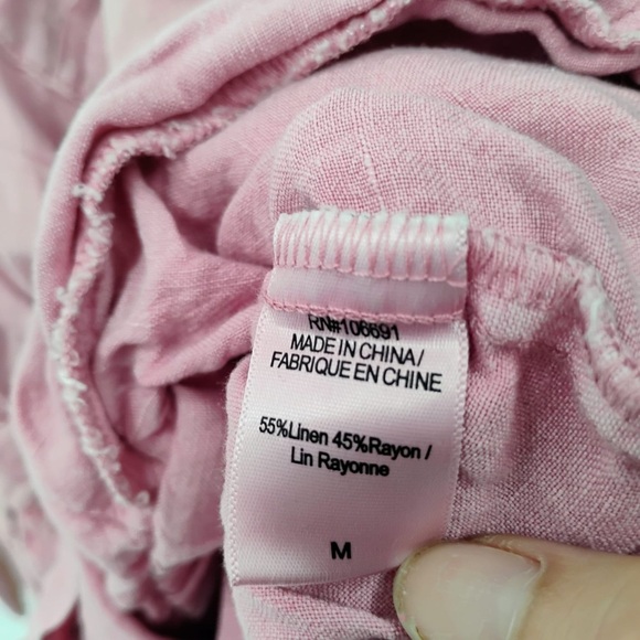 YFB Young Fabulous & Broke Blush Lakeside Shorts Jumpsuit Romper Foxglove linen - Picture 13 of 14